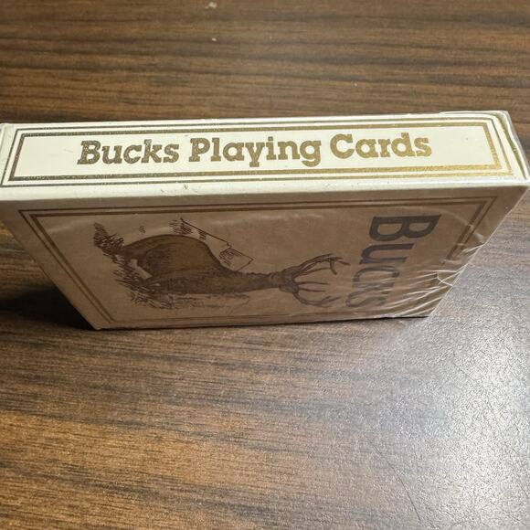 Bucks Playing Cards Philip Morris Inc. 1990 Vintage Brand New Sealed - Picture 2 of 5